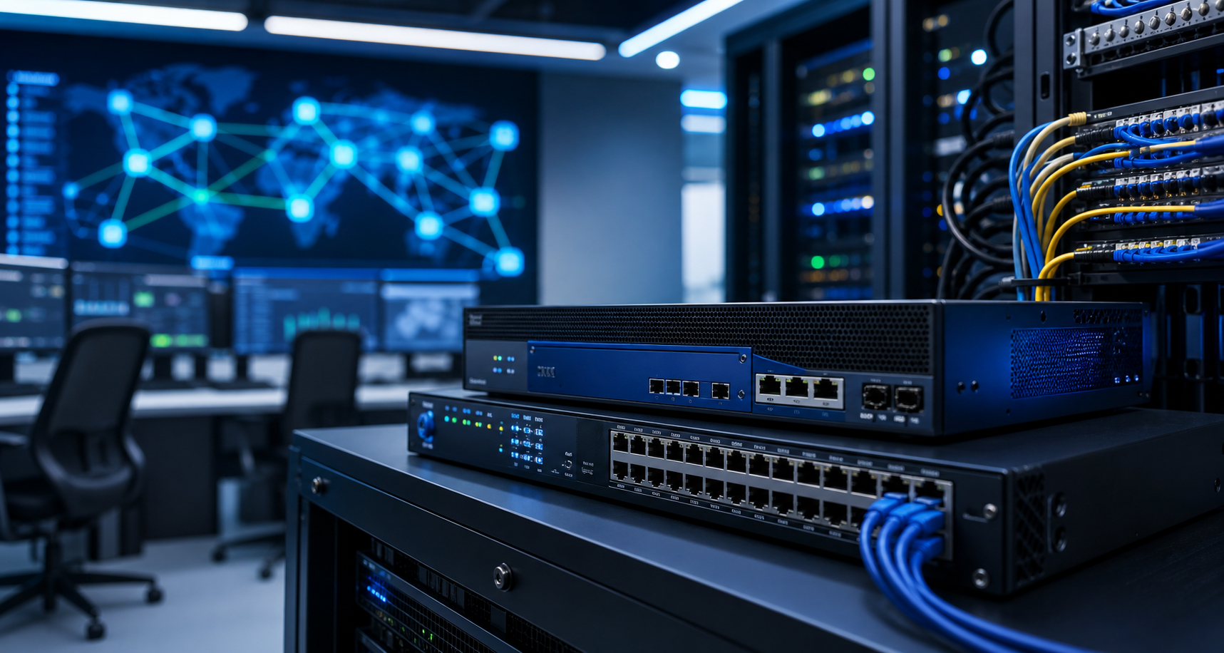 Networking and firewall security visual