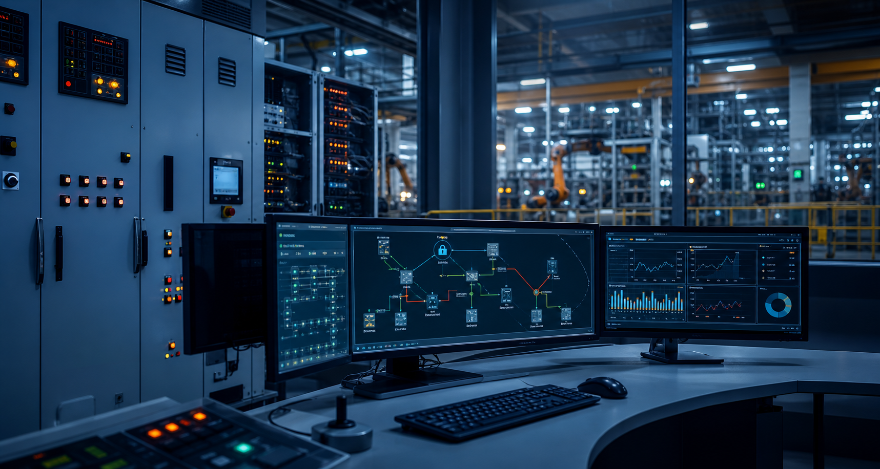 Technical services and security monitoring visual